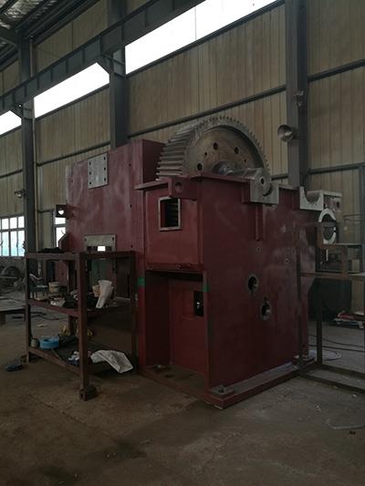 850噸冷剪機大此輪油壓冷裝后